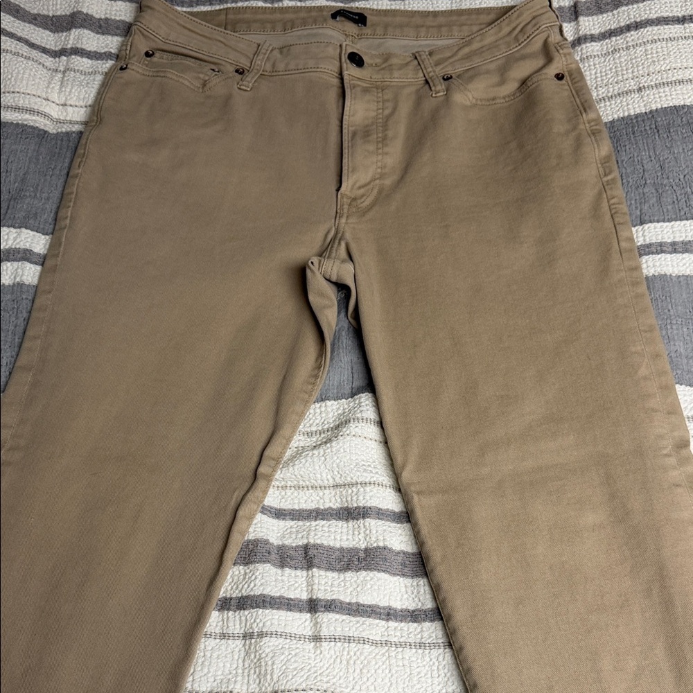 Express Beige Casual Trousers